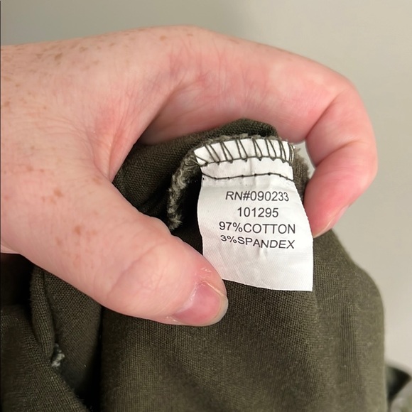 Kendall & Kylie Women's Olive Green & White Utility Jumpsuit Size S - Picture 10 of 10